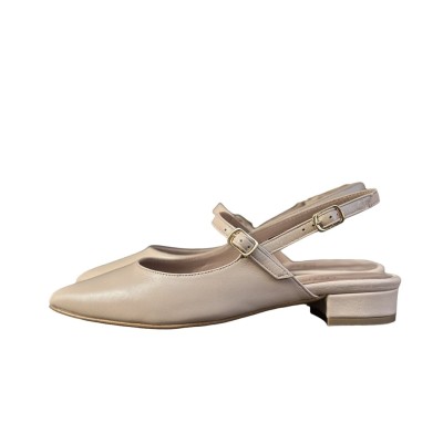 slingback Milano in pelle