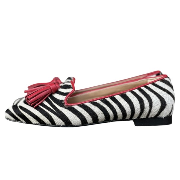 ballerina Grazia in cavallino zebra