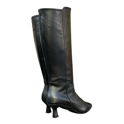 stivale Diana in pelle nero