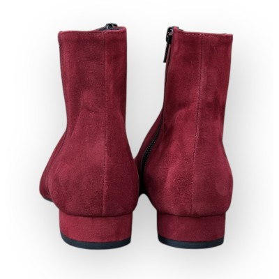 stivaletto Mimy in camoscio bordeaux