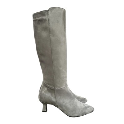 stivale Diana in camoscio grigio