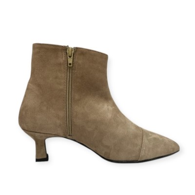 stivaletto Giuly in camoscio beige