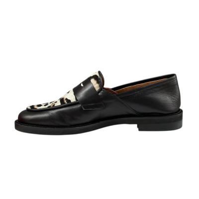 mocassino Benny in pelle nero