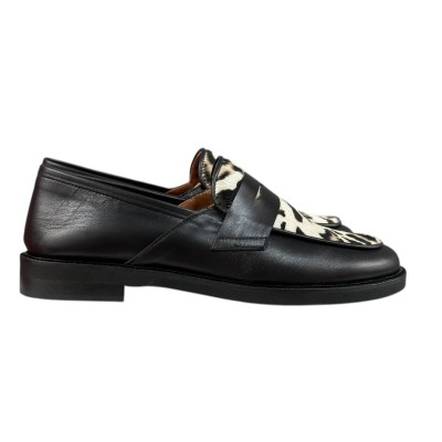 mocassino Benny in pelle nero