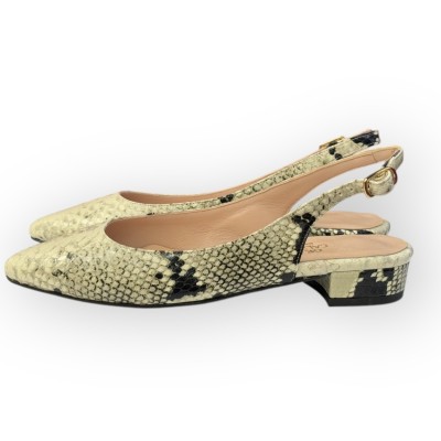 slingback Denny  in pelle