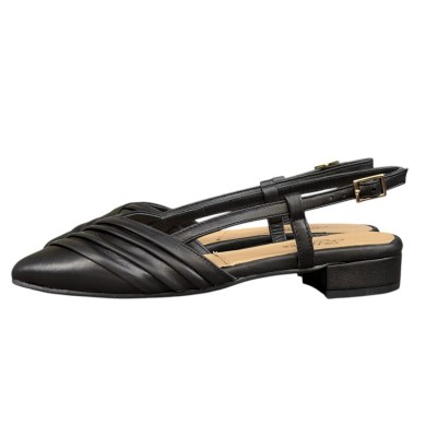 slingback Napoli in pelle nero